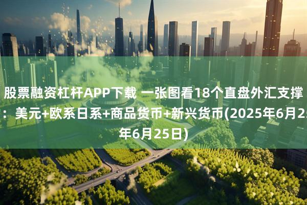 股票融资杠杆APP下载 一张图看18个直盘外汇支撑阻力：美元+欧系日系+商品货币+新兴货币(2025年6月25日)